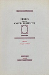 Humus suivi de Camera degli sposi, , Βέλτσος, Γιώργος, Γαλλικό Ινστιτούτο Αθηνών, 2000